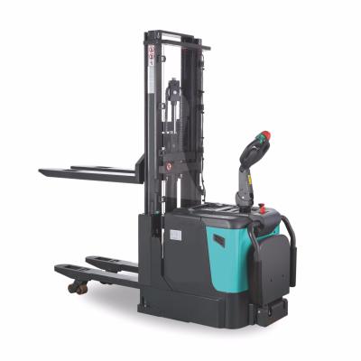 China Building Material Shops 2 Ton Electric Pallet Stacker With PU Wheels for sale