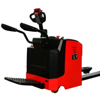 China Garment Shops Material Handling Tools 3 Ton Mini Electric Pallet Truck Small Electric Pallet Lead Acid Battery for sale