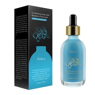 China Skin Revitalizer Relieving Toner with Blueberry Fruit Juice Face Whitening Toner Moisturizer Face Toner for sale