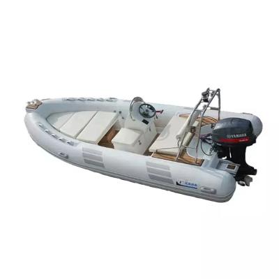 China China Manufacture Quality Fiberglass Christmas Yacht Inflatable Boat for sale