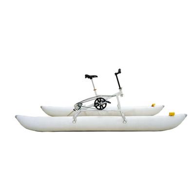 China Outdoor Play Equipment Water Bicycle Pedal Water Bike Alloy Sea Water Bicycle Floating Bike for sale