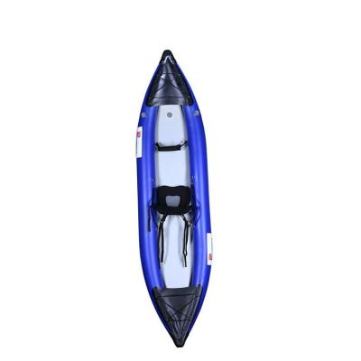 China Kayak Fishing Traveling Whitewater Foldable Sea Boat Kayak 1 Person Drop Point Kayaks Inflatable Canoe Kayaks For Sale for sale