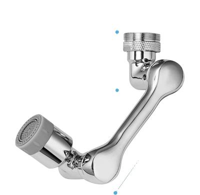 China 1080 Degree Arm Swivel Extender Bathroom Sink Universal Modern Universal Rotatable Multifunctional Swivel Robotic Faucet Aerator for sale