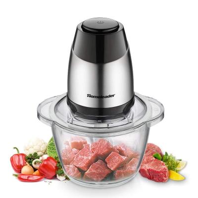 China Household 5 Cup Food Processor1.2L Glass Bowl Chopper Grinder For Meat/Vegetables/Fruits/Nuts/Stainless Electric Food Cleaver for sale