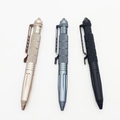 China Cheap Gift Tactical Logo Writing Aluminum Tactical Pen Peak Promotion Metal Advertising for sale