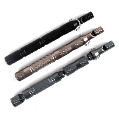 China Portable high quality outdoor army style pcflint fire starter pcflint TOOTH EDC defense tactical pen for sale