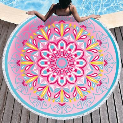 China High Quality Compressed Microfiber Compressed Quick Dry Super Soft Marble Beach Towel,Eco-friendly Bulk Beach Towels Wholesale for sale