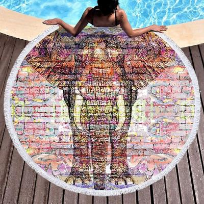 China QUICK DRY Custom Giant T-Short Mat Picnic Yoga Mat Absorbent Cloak Cover Cloak Microfiber Beach Towel Printing QUICK DRY Beach Towel for sale