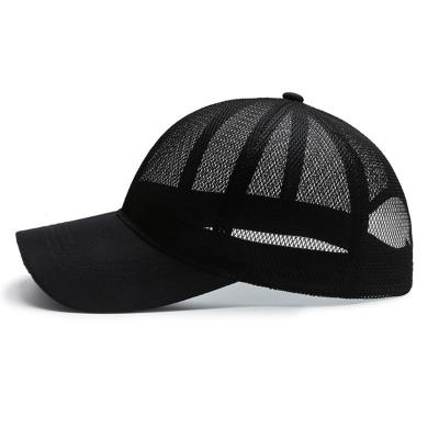 China White JOINT Mesh Hat Summer Men's Sun Hat Cotton Sun Hat Men's Slim Quick-Drying Outdoors Plus Size Sports Hat for sale