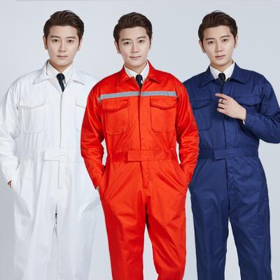 China Wholesale Outdoor Work Clothing Flame Retardant Strip Reflective Coveralls Workwear Clothing Flame Retardant Uniforms for sale