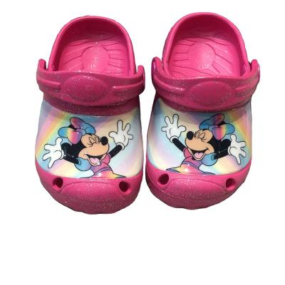 China 2021 Unisex Cartoons Anti-slippery Eva Children Clogs Cute Summer Garden Shoes for sale