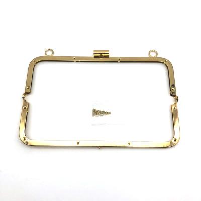 China Custom Iron Semi Finished Product Evening Clutch Purse Metal Frame Evening Clutch Bag Clutch Frame for sale