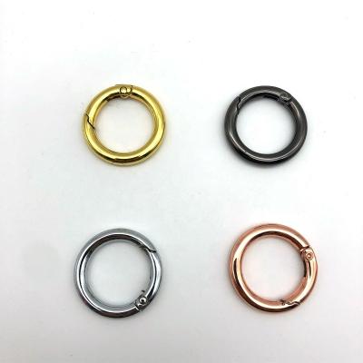 China High Quality Clutch Bag Metal Spring Rings Gold/Gunmetal/Rose Gold/Chrome Color Zinc Alloy Accessories For Handbags for sale