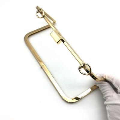 China RLOVE Metal NEW Fashion Evening Clutch Bag Metal Purse Clutch Frame with Light Gold for sale