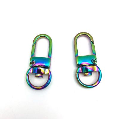 China Metal in Bag Running Parts and Accessories Zinc Alloy Rainbow Hook Metal Clip Snap Swivel Hook for sale