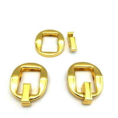 China Custom Bag Lock Hardware Gold Purse Zinc Alloy Clasp Customized Metal For Bag Lock Bag Lock Accessories for sale