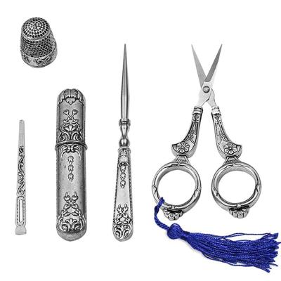 China Multifunctional Miucous Embroidery Shear Embroidery Scissors Open Scissors Set for sale