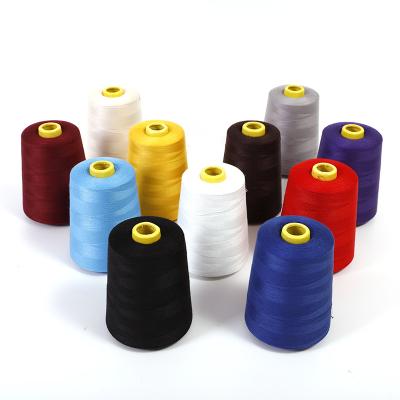 China Wholesale 8000 Yards Home Sewing Polyester Yarn Textile Yarn Cheap Sewing Yarn 402 Spun for sale