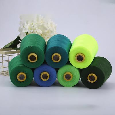 China Home Spun Polyester Sewing Thread 220g 40S/2 Color Pagoda Yarn Silicone Needle Thread for sale