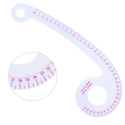 China MCZ-93 Wholesale French Tailor Curve Sewing Drafting Rulers Marking Wheel Quilting Ruler for sale