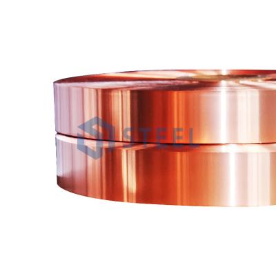 China C51000 Traditional Purple Red Metal Strip Roll Supplier 99.9% 0.5mm 1mm 2mm 3mm 15mm 20mm C51000 25mm Polished for sale