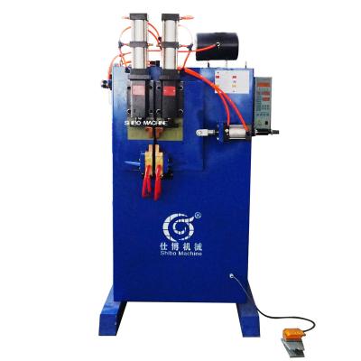 China Building Material Shops Spiral Round Duct Flange Welding Machine for sale