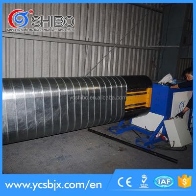 China HVAC Flat Oval Pipe Duct Forming Machine SBJX-E3000 for sale