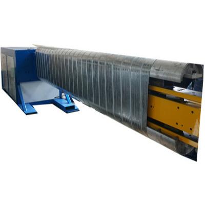 China Building Material Stores Spiral Flat Oval Duct Forming Machine For Ventilation Purpose for sale