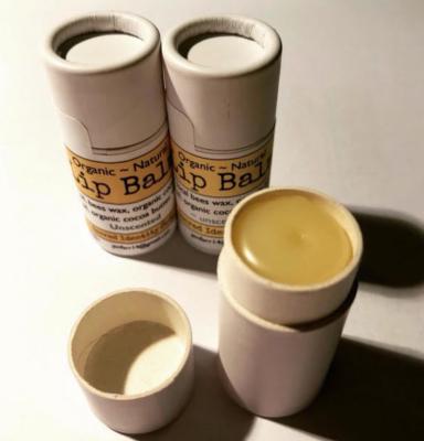 China Biodegradable custom zero waster eco zero refillable deodorant container lipbalm container packaging for sale