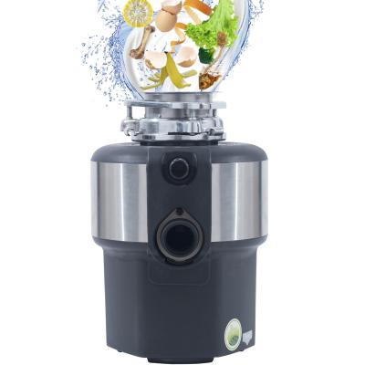 China DSW New 1 HP Kitchen Food Garbage Processor Disposal Crusher AC motor white color with remote control for sale