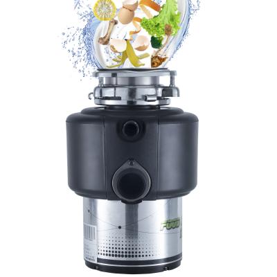 China DSM 1HP New Kitchen Food Garbage Processor Disposal Crusher AC motor black color for sale