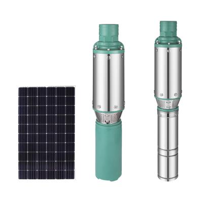 China 1 hp high quality 48v 72v brushless dc mini solar water pump for agriculture in large flow for sale