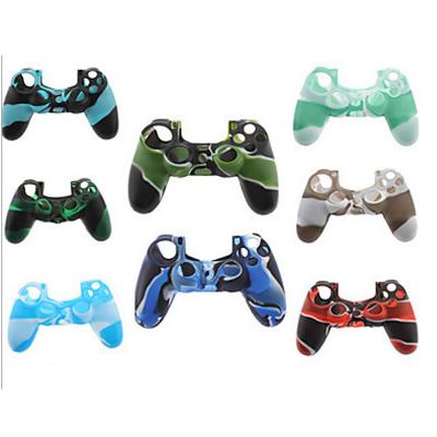 China ps4 case controller for ps4 silicone case in camouflage pattern cover console controller joystick protective rubber grip made in china for sale