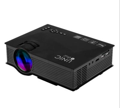 China UNIC UC46 Mini Portable Projector Support Full HD Red Blue 3D Effect With WIFI Connection Projector With Free Case For iPhone UC46 for sale