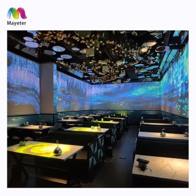 China Metal Shell Interactive Restaurant New Immersive Room Holographic Interactive 3D Projection for sale