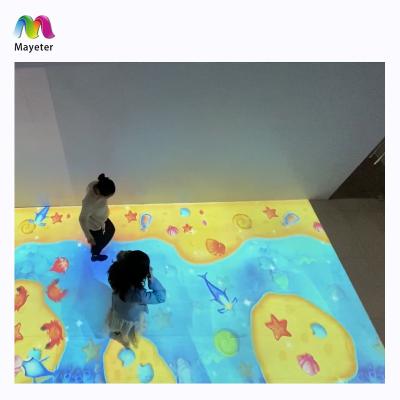 China 100+ Exciting 3D Floor Projection System Video Interactive Projector Floor Game For Kids for sale