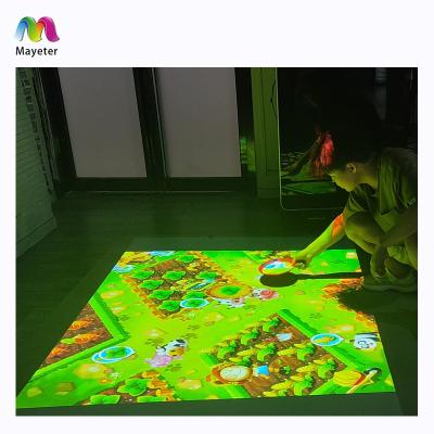 China Popular Interactive Projector 8+ Kids Park Interactive AR Fish Game Floor Sand Projection Game for sale