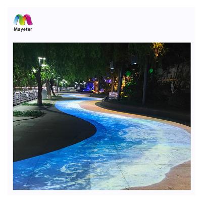 China Holographic Outdoor Metal Shell Digital Advertising Display 34.5*25*16.4 cm 3D Floor Interactive Projection for sale