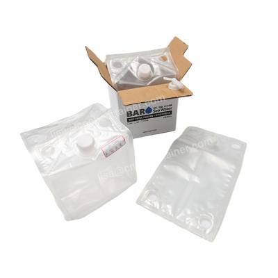 China Cost Reduction Cheertainer Liquid Bib 5l 10l 18l 20l Conditioner Packaging Cubitainer Vertical Bag In Box for sale