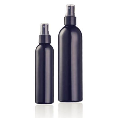 China Cosmetic 100ml Pet Amber Plastic Amber Bottle Spray Bottle Plastic Spray Bottle for sale