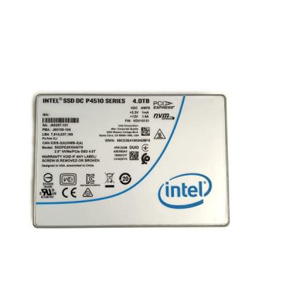 Cina Servers Intel 4TB SSD DC P4510 2.5 U.2 NVMe PCIe SSDPE2KX040T8 SSDPE2KX040T801 in vendita