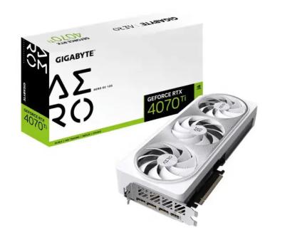 China rand Nova NVIDIA GeForce RTX 4070 TIAERO OC 12G GPU Desktop PCI Express Interface HD DP DisplayPort Saída 8GB Video Memo à venda