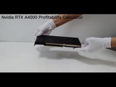 Nvidia RTX A4000 Profitability Calculator