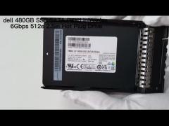 DELL 480GB SSD SATA Read Intensive 6Gbps 512e 2.5in Hot Plug Drive