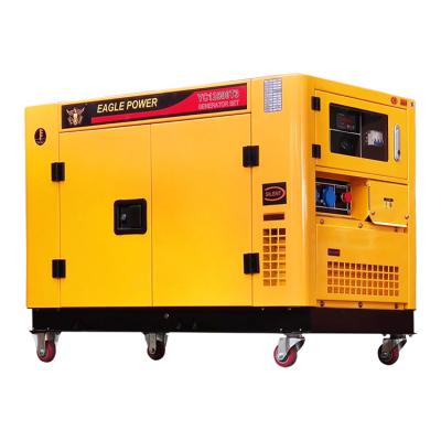 China Hot New Products Portable Model 3 Phase Diesel Generator Main Power 10kw Water Cooled Diesel Generator 10KW for sale