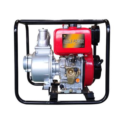 China LION 2 Inch 3inch 4 Stroke Industrial Utilities Irrigation 3.8HP Water Pump Motor Diesel Agricultural Hydraulic Pump for sale