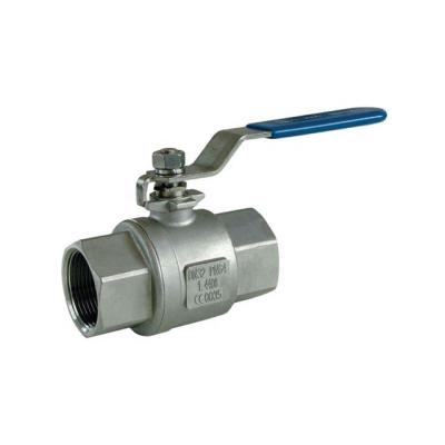 China Low price 1pc general stainless steel brass ball valves, three pieces of stainless steel ball valve for sale