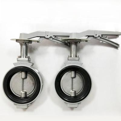 China General Hand Lever Stainless Steel Butterfly Valve With Double Eccentric for sale