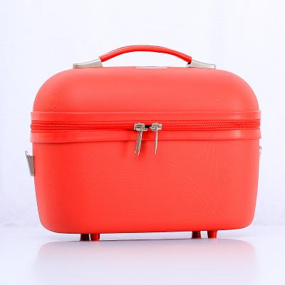 China Zipper Beauty Cosmetic Case ABS Make Up Handheld Vanity Beauty Case Cosmetic Bag for sale