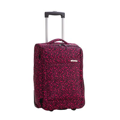 China Zipper Folding Trolley Case 20 Inch Case Small Kids Suitcase Small Luggage for sale